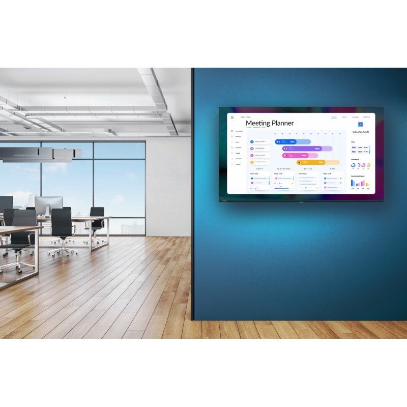 Avocor AVK-5510 Signage Display 139.7 cm (55") LED Wi-Fi 450 cd/m² 4K Ultra HD Built-in processor Android 16/7