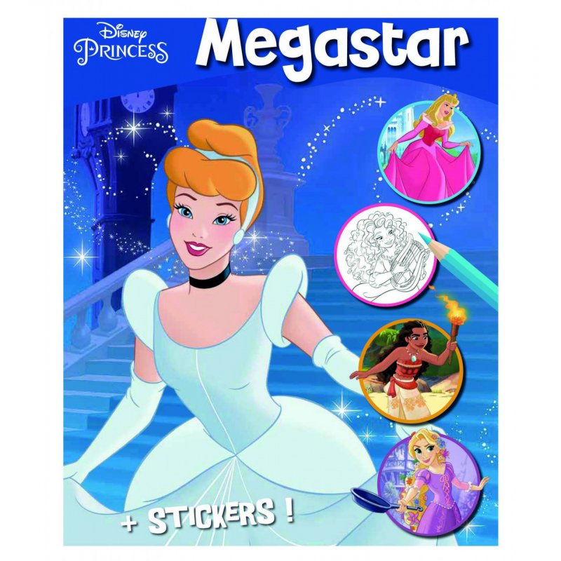 Disney - Megastar Colouringbook - Princess
