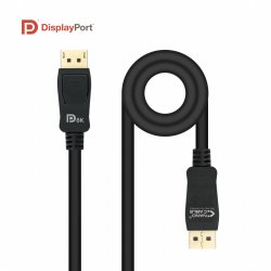 Câble DisplayPort 1.4 Nanocable 1.5m M/M (Noir)