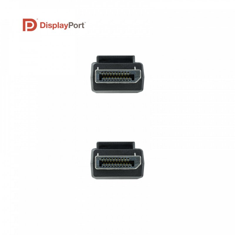 Câble DisplayPort 1.4 Nanocable 2m M/M (Noir)