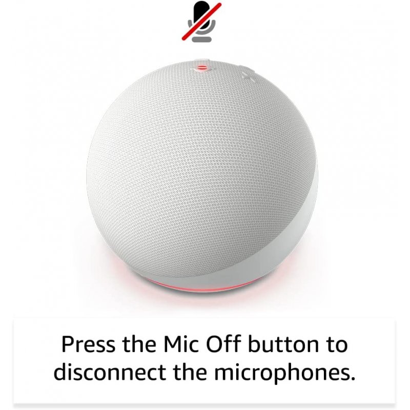 Amazon: Echo Dot - 5th Gen - Smart Speaker with Alexa (UK) - Glacier White