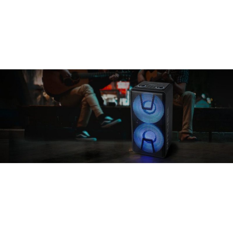Muse M-1805 DJ haut-parleur portable et de fête Enceinte portable stéréo Noir