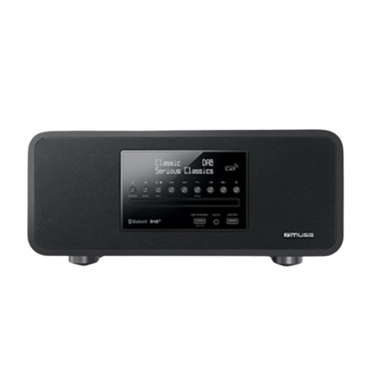 Muse M-670 BT radio Portable Black, Steel