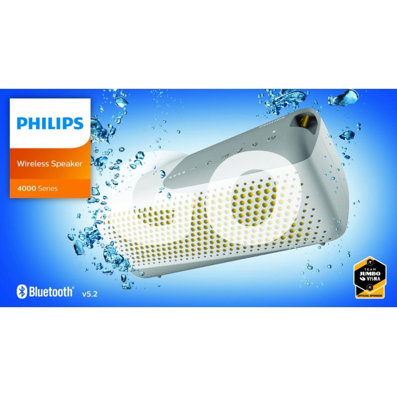 Philips Wireless speaker Enceinte portable mono Blanc 10 W
