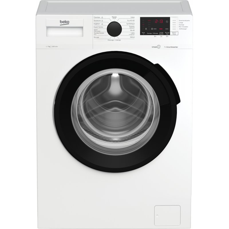 Beko WUV72221BW machine à laver Charge avant 7 kg 1200 tr/min Blanc