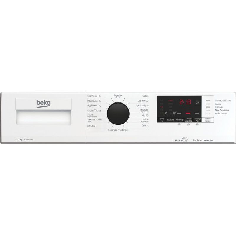 Beko WUV72221BW washing machine Front-load 7 kg 1200 RPM White