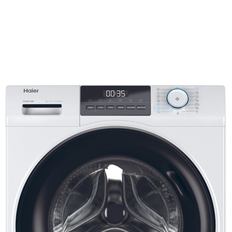 Haier HW100-BP14929A-S machine à laver Charge avant 10 kg 1400 tr/min Blanc