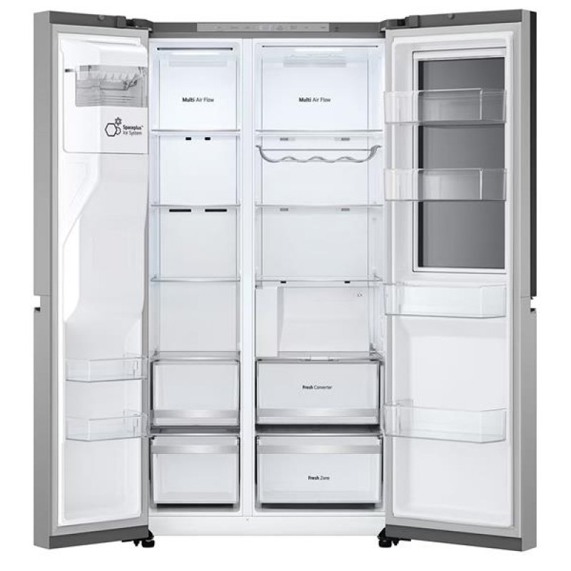 LG GSXE80PYBD side-by-side refrigerator Freestanding 628 L D Silver