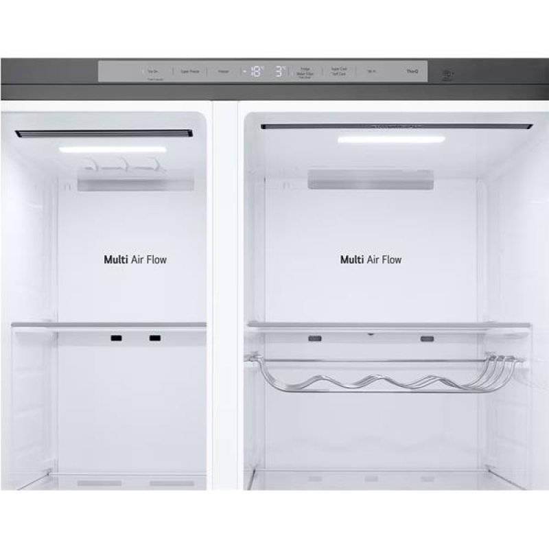 LG GSXE80PYBD side-by-side refrigerator Freestanding 628 L D Silver