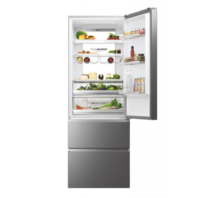 Haier 3D 70 Serie 7 HTW7720DNMP Pose libre 486 L D Platine, Acier inoxydable