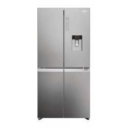 Haier Cube 83 Serie 5 HCW58F18EHMP side-by-side refrigerator Freestanding 507 L E Platinum, Stainless steel