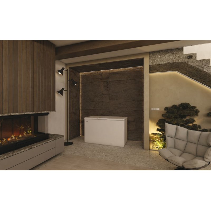 Haier HCE420E Congélateur coffre Pose libre 418 L E Blanc