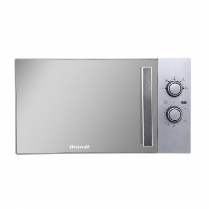 Brandt SM2606S microwave Mirror, White Countertop 26 L
