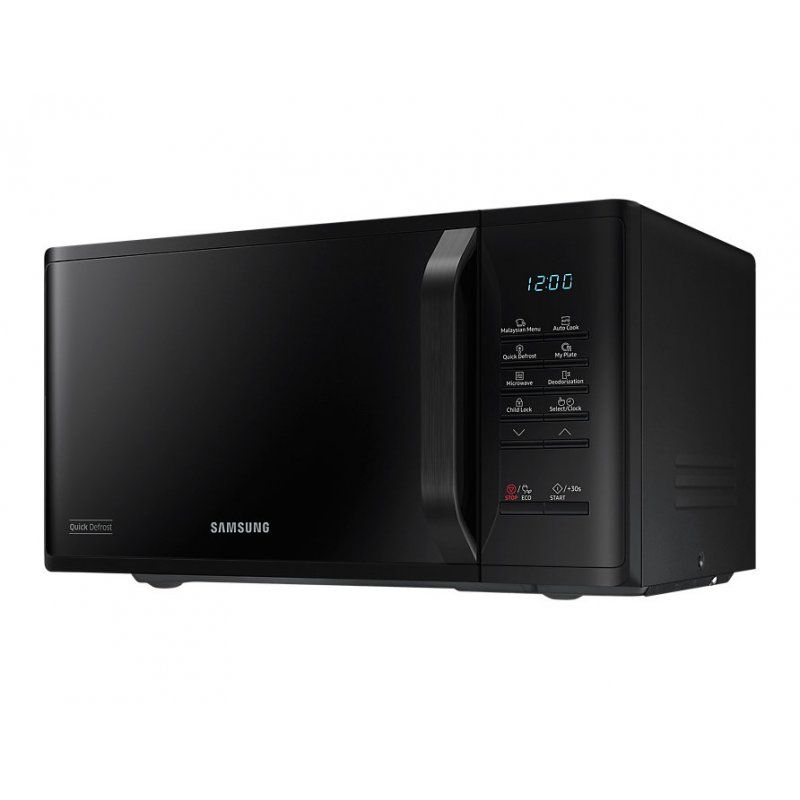 Samsung MS23K3513AK microwave Black Solo microwave Countertop 23 L 800 W
