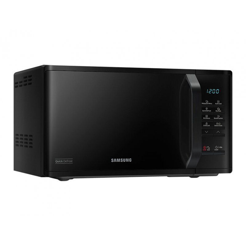 Samsung MS23K3513AK microwave Black Solo microwave Countertop 23 L 800 W