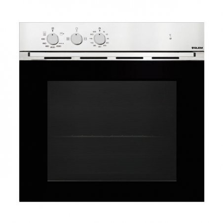 Glem Gas GFMG51IX oven 62 L A Black, Stainless steel