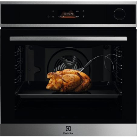Electrolux EOC8P29X 72 L 3390 W A Black, Stainless steel