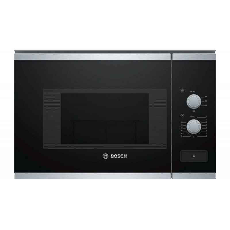 Bosch BFL520MS0 micro-onde Noir, Acier inoxydable Micro-onde combiné Intégré 20 L 800 W