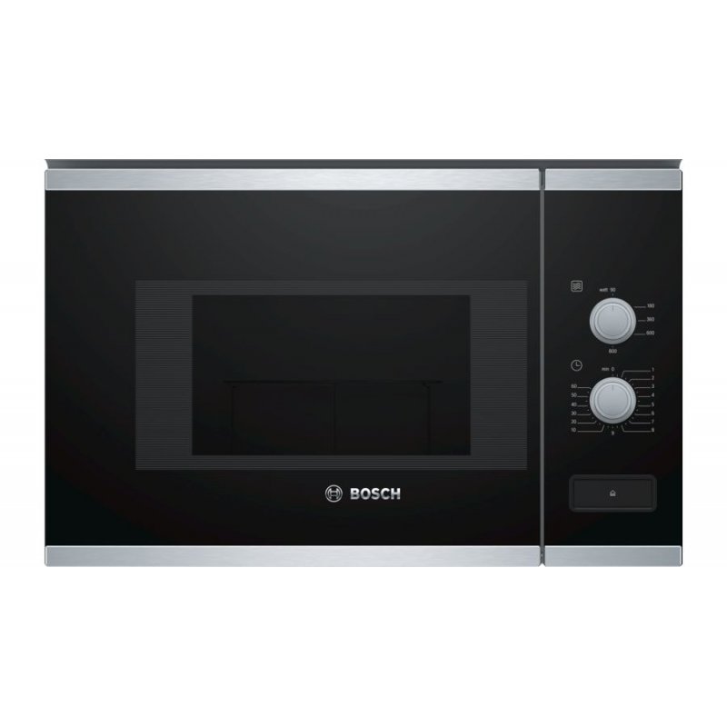 Bosch BFL520MS0 microwave Black, Stainless steel Combination microwave Built-in 20 L 800 W