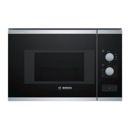 Bosch BFL520MS0 micro-onde Noir, Acier inoxydable Micro-onde combiné Intégré 20 L 800 W