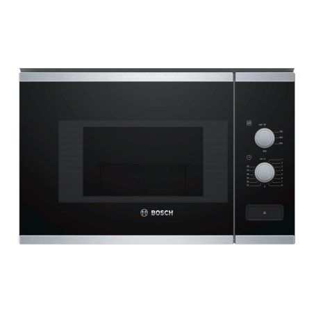 Bosch BFL520MS0 microwave Black, Stainless steel Combination microwave Built-in 20 L 800 W