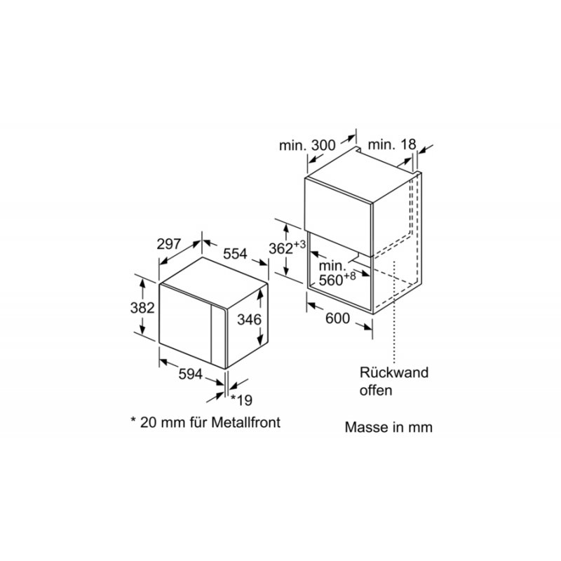 Micro-ondes solo BFL520MS0