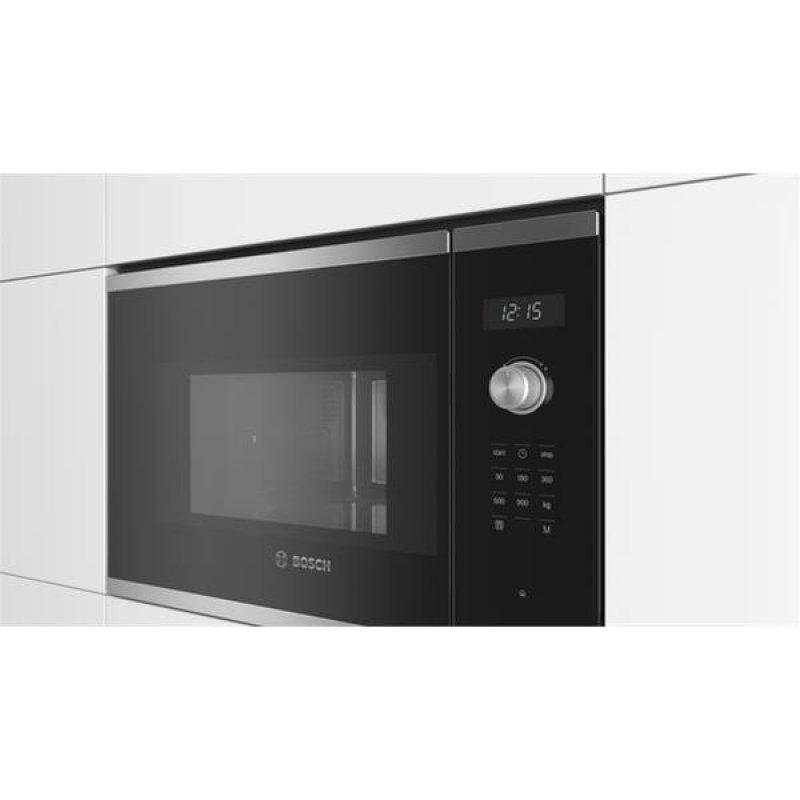 Bosch Serie 6 BFL554MS1F micro-onde Noir Micro-onde simple Intégré 25 L 900 W
