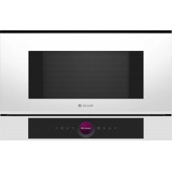 Bosch Serie 8 BFL7221W1 micro-onde Blanc Micro-onde simple Intégré 21 L 900 W