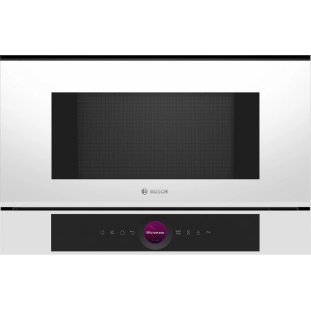Bosch Serie 8 BFL7221W1 microwave White Solo microwave Built-in 21 L 900 W