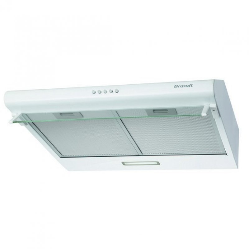 Brandt BHC9602W hotte Montée au mur Blanc 326 m³/h C