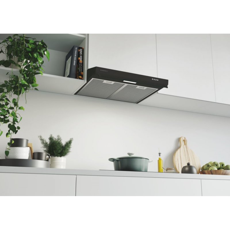 Rosieres RHC638/1PN Encastrée Noir 348 m³/h C