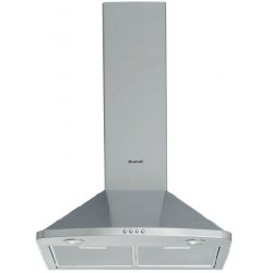 Brandt AD1046X cooker hood Wall-mounted Silver 600 m³/h