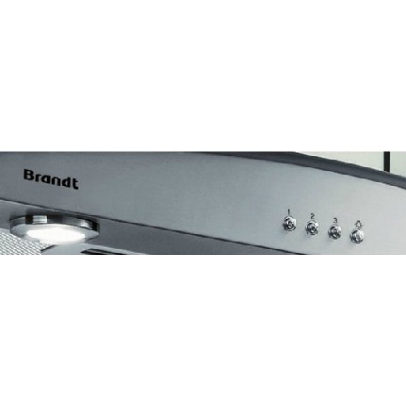 Brandt AD1070X cooker hood Wall-mounted Stainless steel 827 m³/h