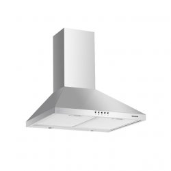 Glem Gas GHP645IX hotte Montée au mur Argent, Acier inoxydable 498 m³/h C