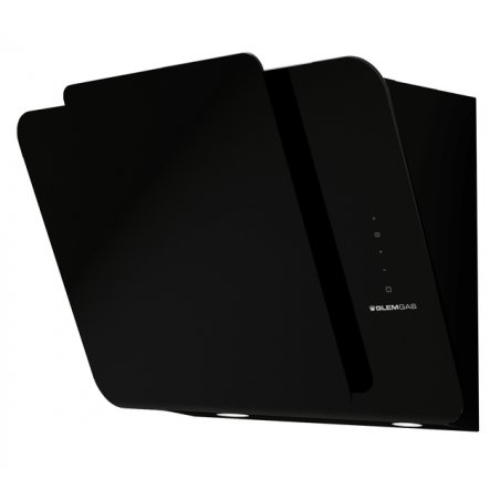 Glem Gas GHW880BK cooker hood Wall-mounted Black 766 m³/h A