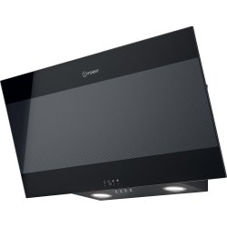 Indesit IHVP 83F LM K cooker hood Wall-mounted Black 647 m³/h B