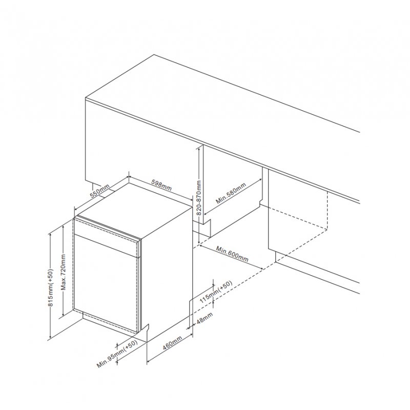 De Dietrich DCJ532DQX lave-vaisselle Entièrement intégré 15 couverts C