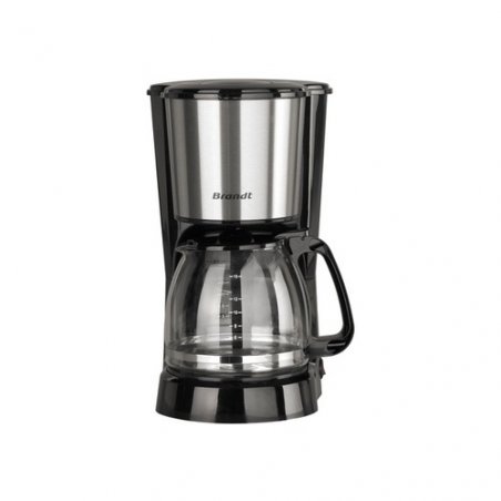 Cafetière filtre 15 tasses Noire Inox - CAF815X