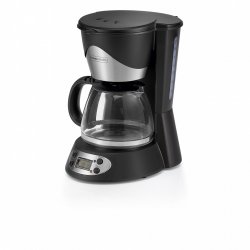 Cafetière filtre 6 tasses programmable Noire & Inox - KSMD230T