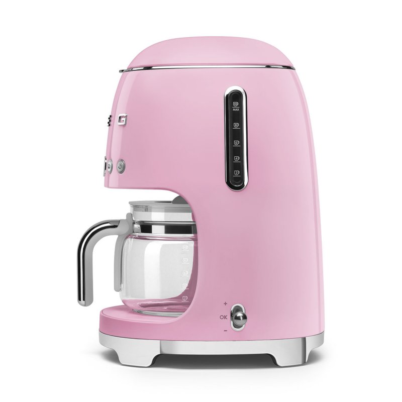 Smeg 50's Style Drip Filter Coffee Machine DCF02PKEU Pink