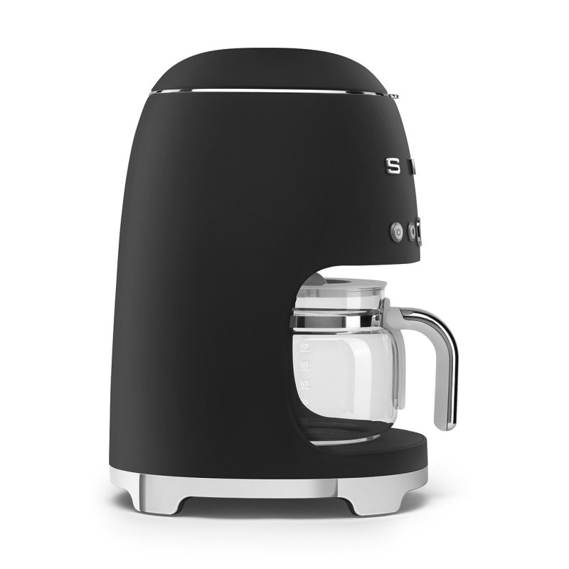Cafetière filtre 10 tasses programmable Noir Mat - Années 50 - DCF02BLMEU