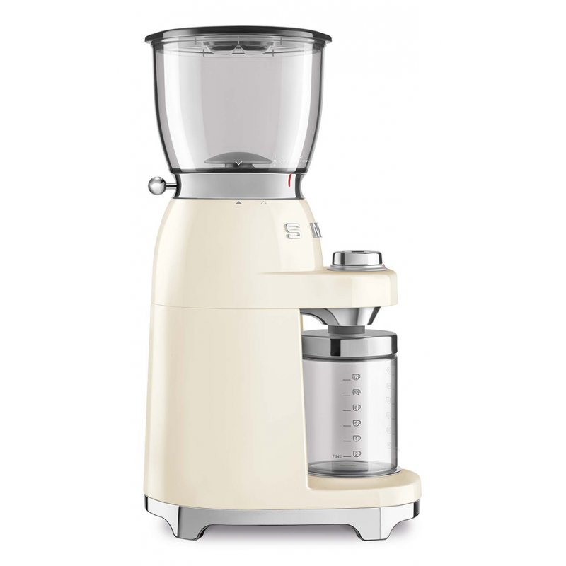 Smeg CGF11CREU appareil à moudre le café 150 W Crème, Transparent