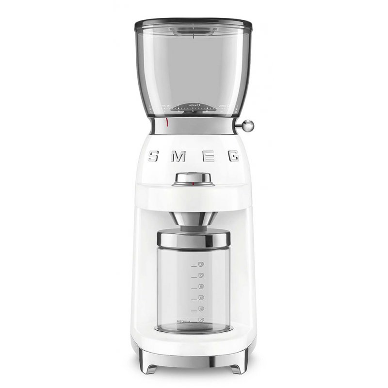 Smeg 50's Style Coffee Grinder CGF11WHEU White