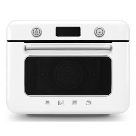 Smeg COF01WHEU steam oven Small Stainless steel, White Buttons, Rotary