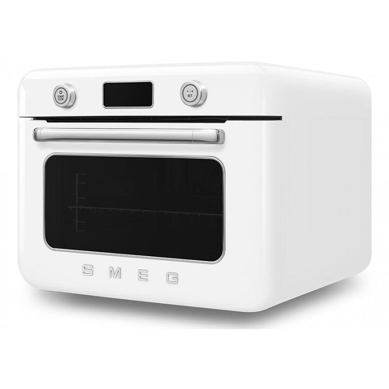 Smeg COF01WHEU steam oven Small Stainless steel, White Buttons, Rotary