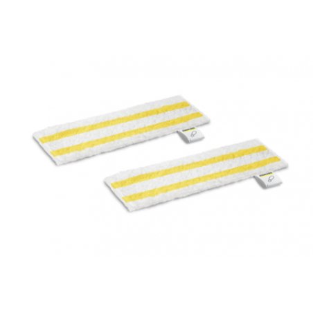 Kärcher Universal floor cloth set EasyFix Tête balai serpillère jetable Blanc, Jaune