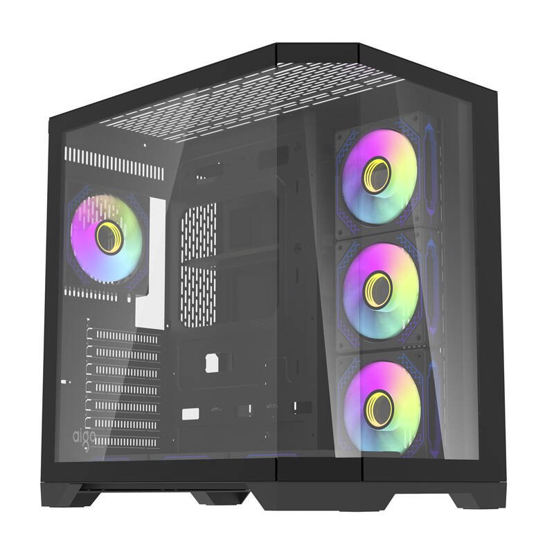 Darflash FT418 PRO computer case 7 aRGB fans (black)