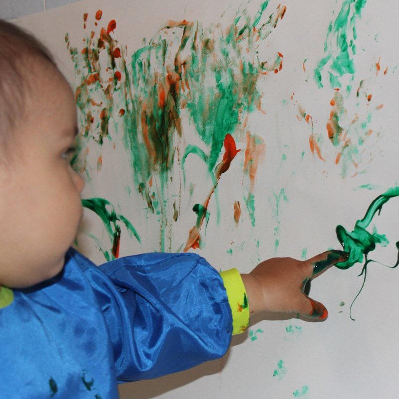 Lot de 6 Pots de Peinture au Doigt Titounis - 40 ml. Couleurs Assorties - Finger Paint Titounis - Playcolor - 81621