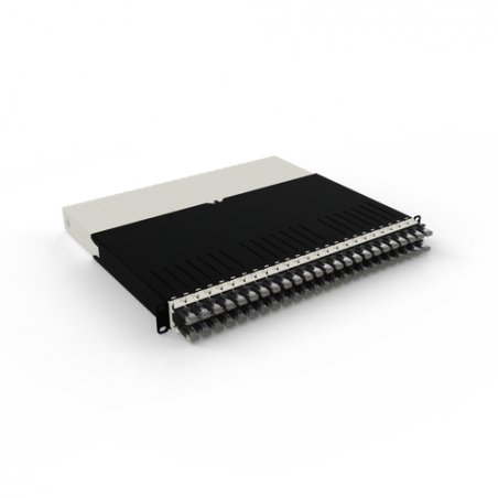 PATCHBOX PONEX8STPBK accessoire de racks Panneau de gestion de câbles