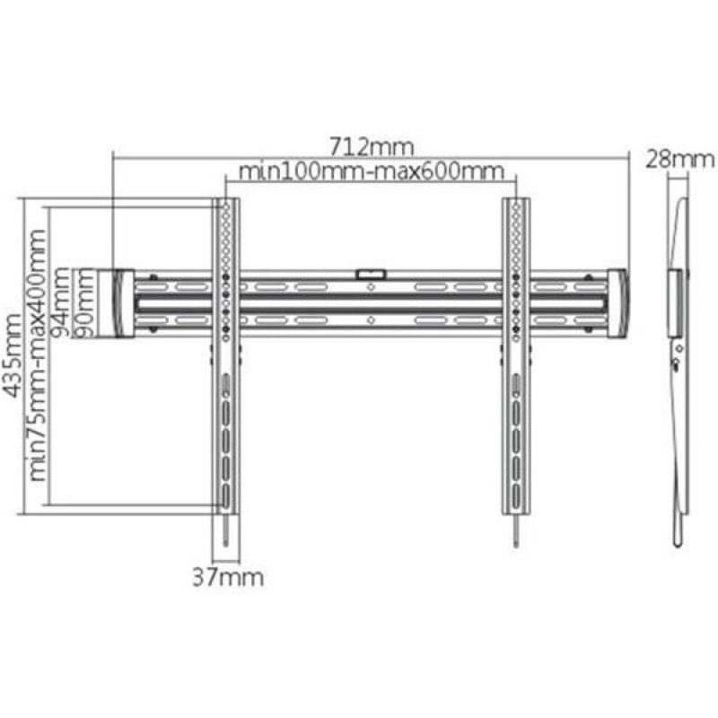 Support mural fixe C4070
